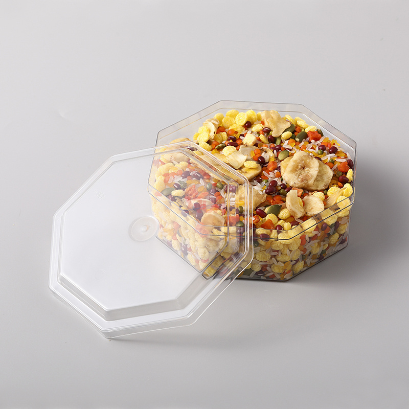 Our food-grade plastic containers for freshness are the core of our octagonal box inserts, creating a reliable clear plastic food containers system for secure bakery packaging.